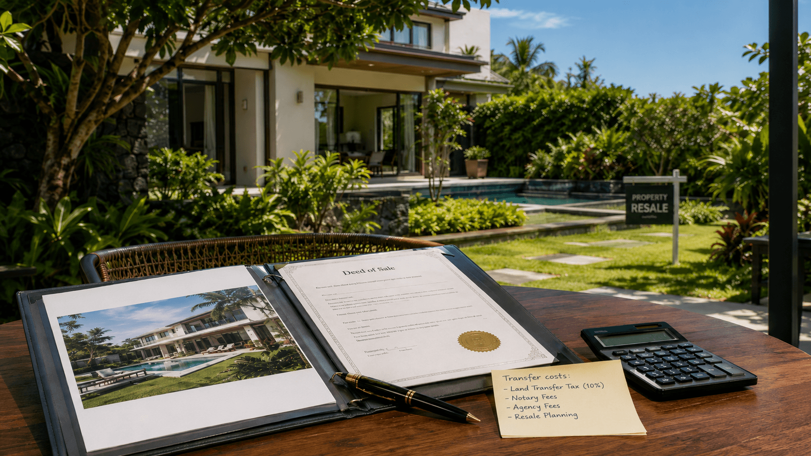 Land transfer tax for non-citizen property transactions in Mauritius