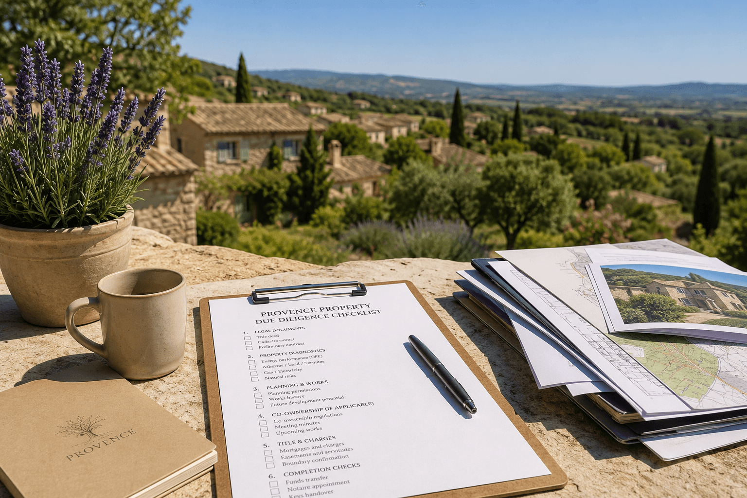 Due diligence before buying property in Provence