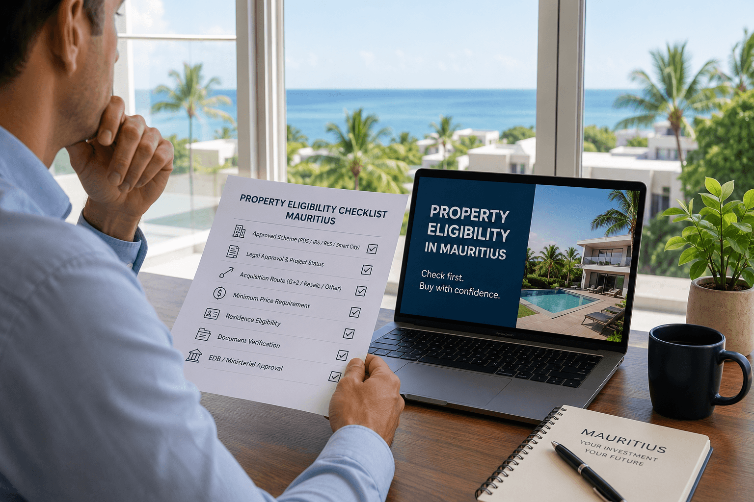Checking property eligibility before buying in Mauritius